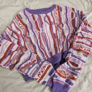 Forever 21 3D Coogi Style Sweater